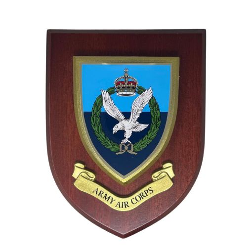 Picture of The Army Air Corps Plaque - Silk Screen - Tudor Crown