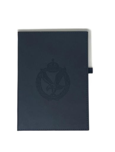 Picture of The Army Air Corps Notebook - A5 Black Hardback Embossed Tuscon - Lined - Tudor Crown