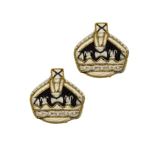 Picture of The Army Air Corps Embroidered Rank Crowns 5/8" - Pairs - Tudor Crown